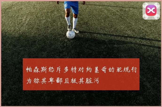 帕森斯怒斥多特对约基奇的犯规行为称其卑鄙且极其脏污